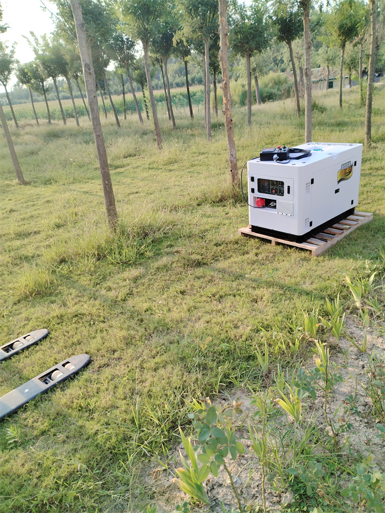 山東菏澤李總的15kw發(fā)電機貨已收到